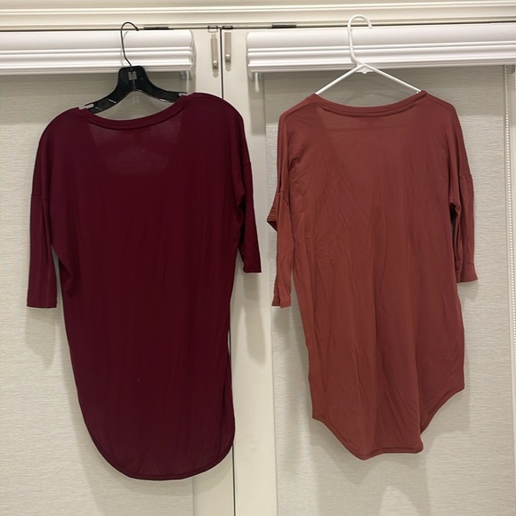 2 EXPRESS SHIRTS! Size: XS PERFECT CONDITION! Mauve Pink and Burgundy! - Picture 5 of 12